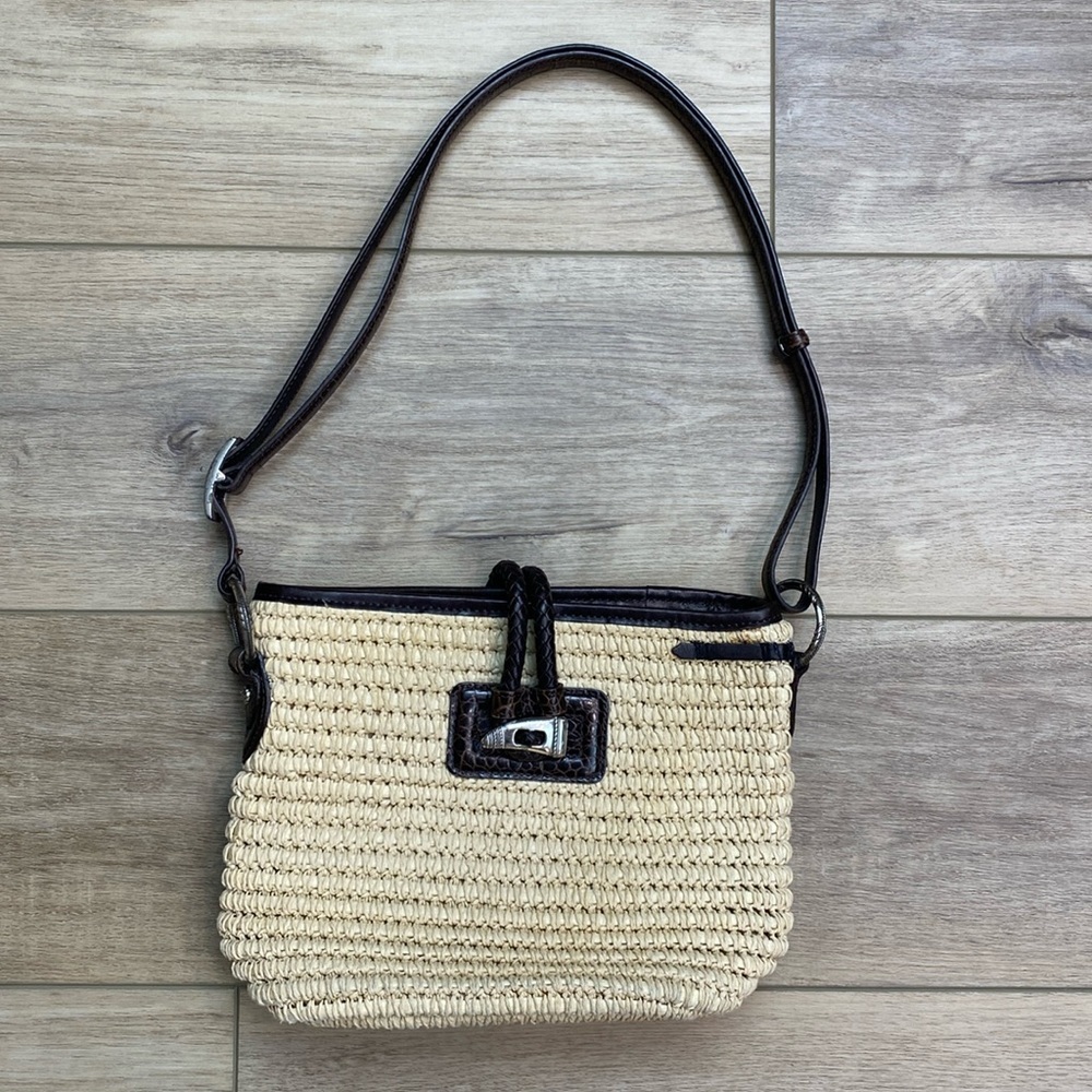 Vintage Brighton Camie Woven Crossbody‎ Purse